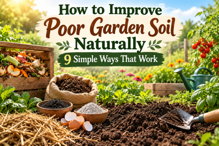 How to Improve Poor Garden Soil Naturally: 9 Simple Ways That Work